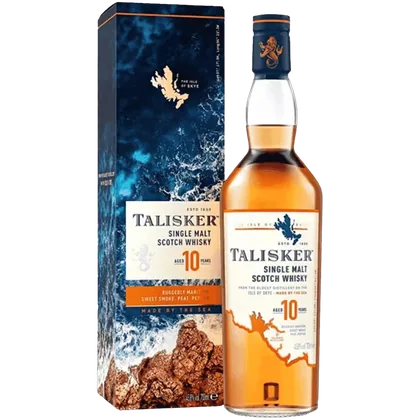 Виски Talisker 10 лет 0,7 л в подарочной упаковке — Шотландия