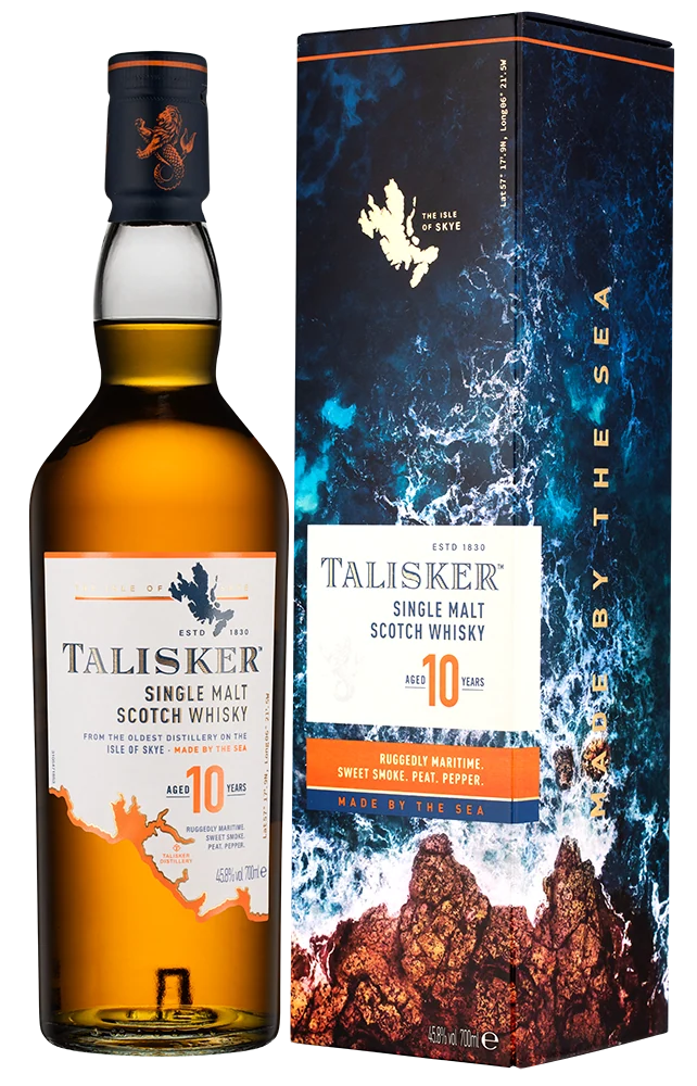 Виски Talisker 10 Years в подарочной упаковке, 0,7 л — Шотландия