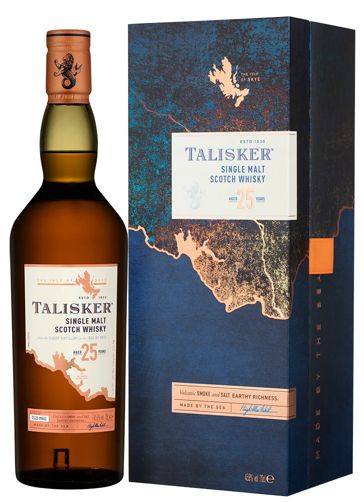 Виски Talisker 25 Years в подарочной упаковке, 0,7 л — Шотландия