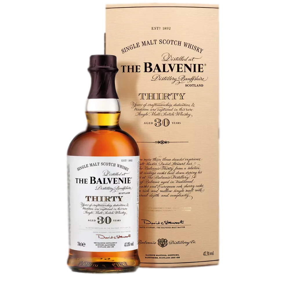 Виски The Balvenie 30 лет 0,7 л в подарочной упаковке туба — Шотландия