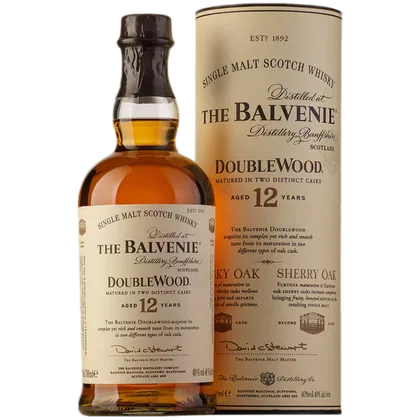 Виски The Balvenie Doublewood 12 лет 0,7 л в подарочной упаковке туба — Шотландия