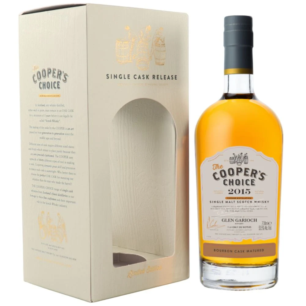 Виски The Cooper’s Choice Glen Garioch Single Malt Scotch 8 YO (gift box) 2015 г, 0,7 л — Шотландия