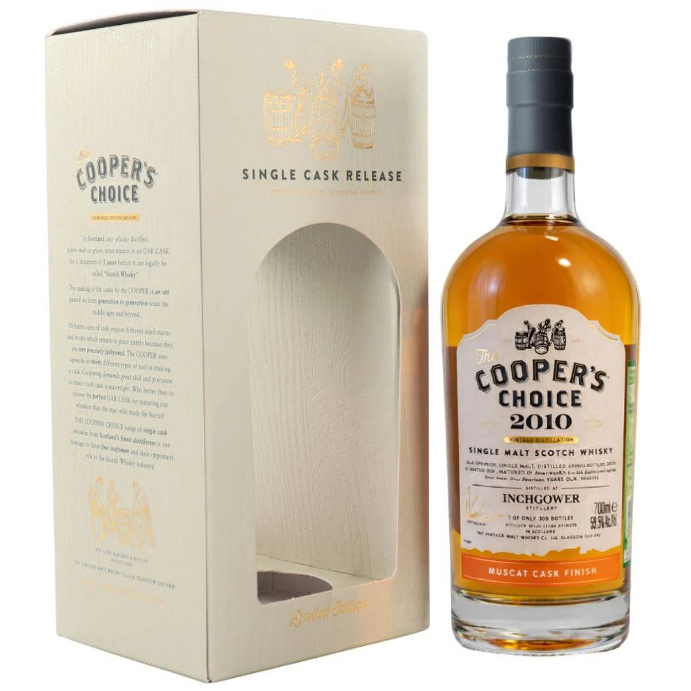 Виски The Cooper’s Choice Inchgover Single Malt Scotch 14 YO (gift box) 2010 г, 0,7 л — Шотландия