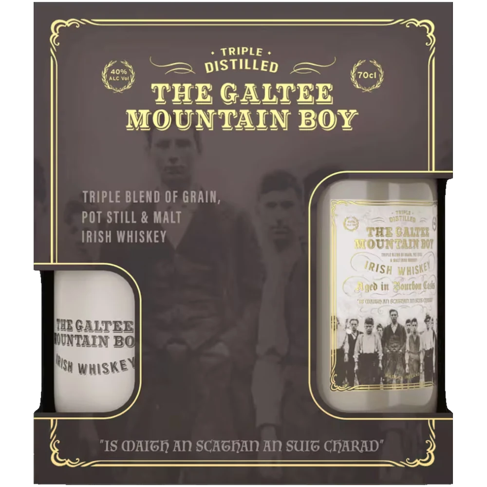 Виски The Galtee Mountain Boy 0,7 л в подарочной упаковке + кружка — Ирландия