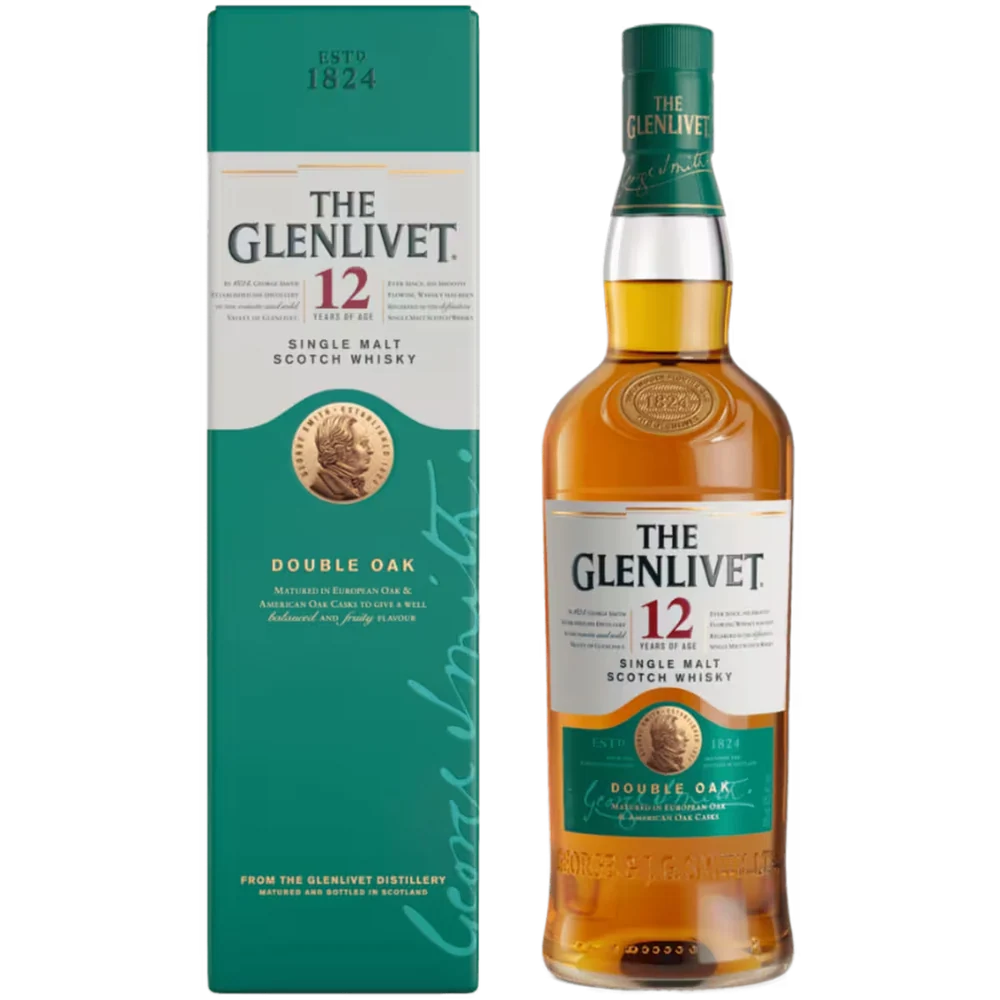 Виски The Glenlivet 12 лет 0,7 л в подарочной упаковке — Шотландия