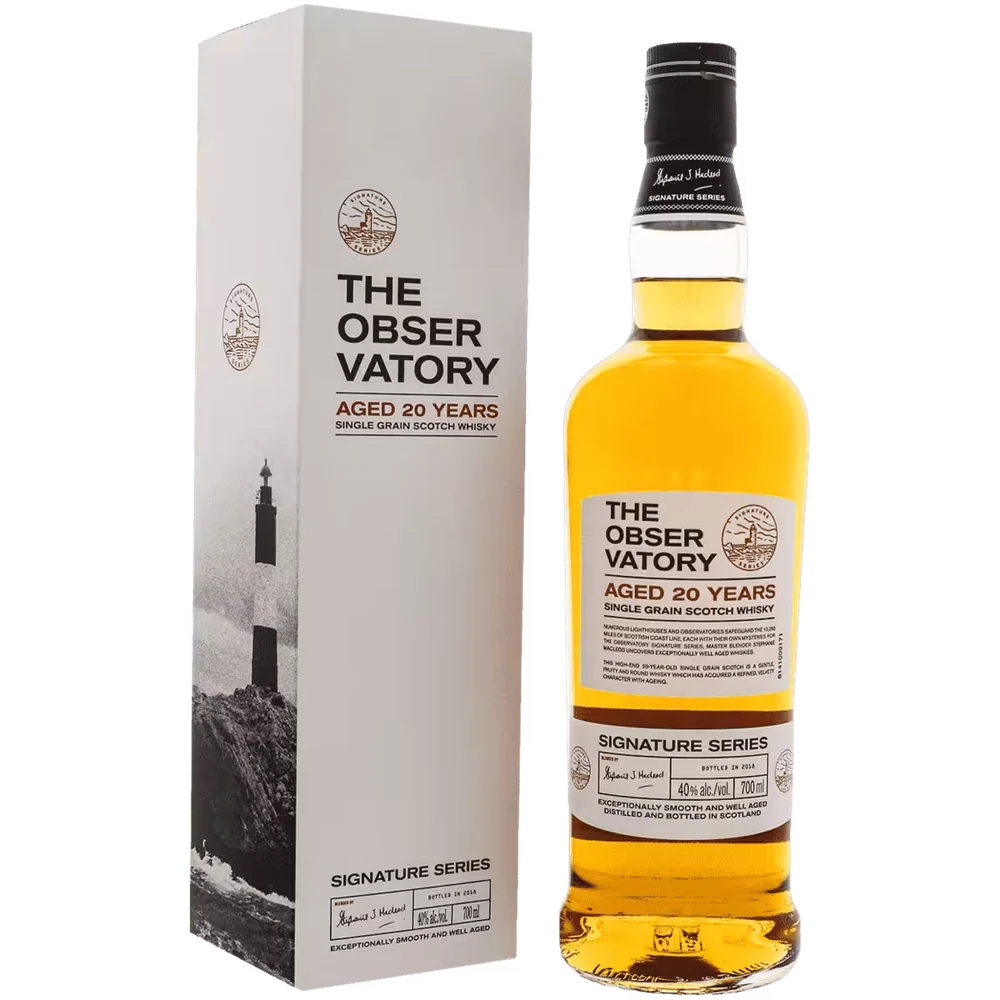 Виски The Observatory Single Grain 20 лет 0,7 л в подарочной упаковке — Шотландия