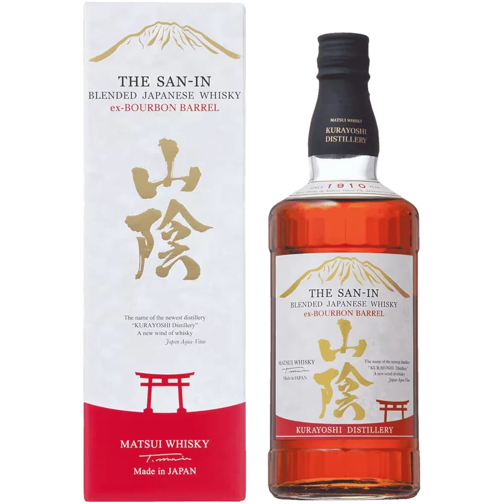 Виски The San-In Ex-Bourbon Barrel Blended 0,7 л в подарочной упаковке — Япония