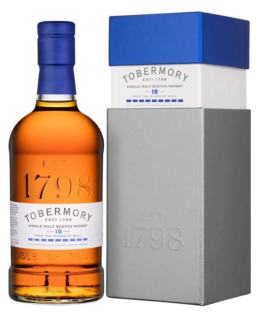 Виски Tobermory Aged 18 Years в подарочной упаковке, 0,7 л — Шотландия