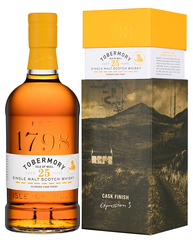 Виски Tobermory Aged 25 Years в подарочной упаковке, 0,7 л — Шотландия