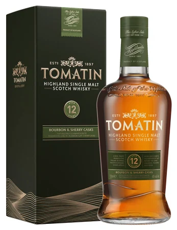 Виски Tomatin 12 years 43%, 0,7 л — Шотландия