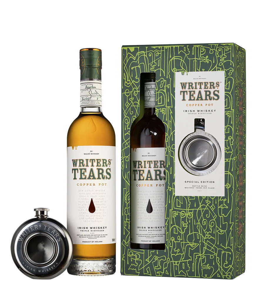 Виски Writers’ Tears Copper Pot в подарочной упаковке с флягой, 0,7 л — Ирландия