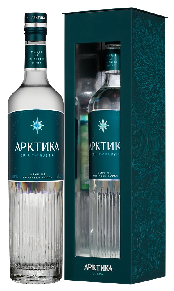 Водка Арктика 0,7 л в эксклюзивной подарочной коробке — Россия
