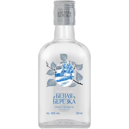 Водка Белая Березка, 0,2 л — Россия