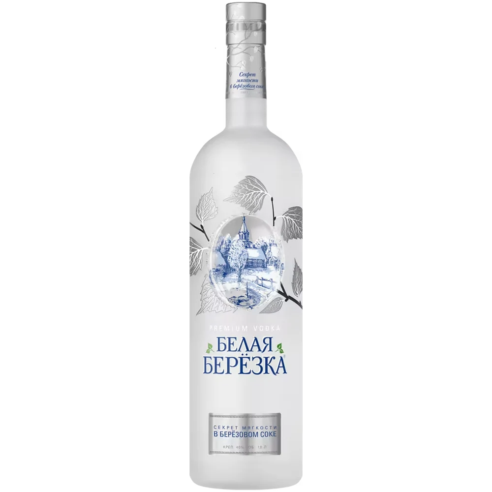 Водка Белая Березка, 1 л — Россия