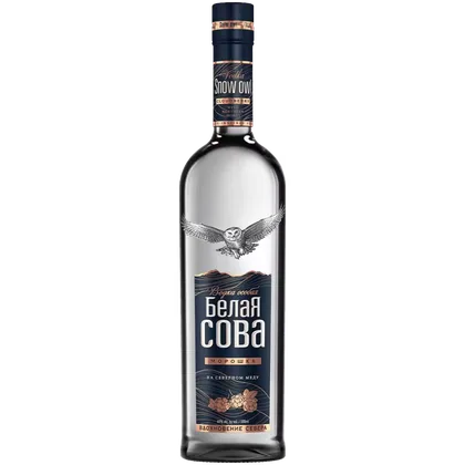 Водка Белая Сова Морошка на Северном Меду, 0,5 л — Россия