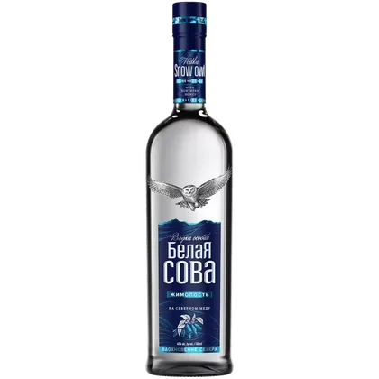 Водка Белая Сова Жимолость, 0,5 л — Россия