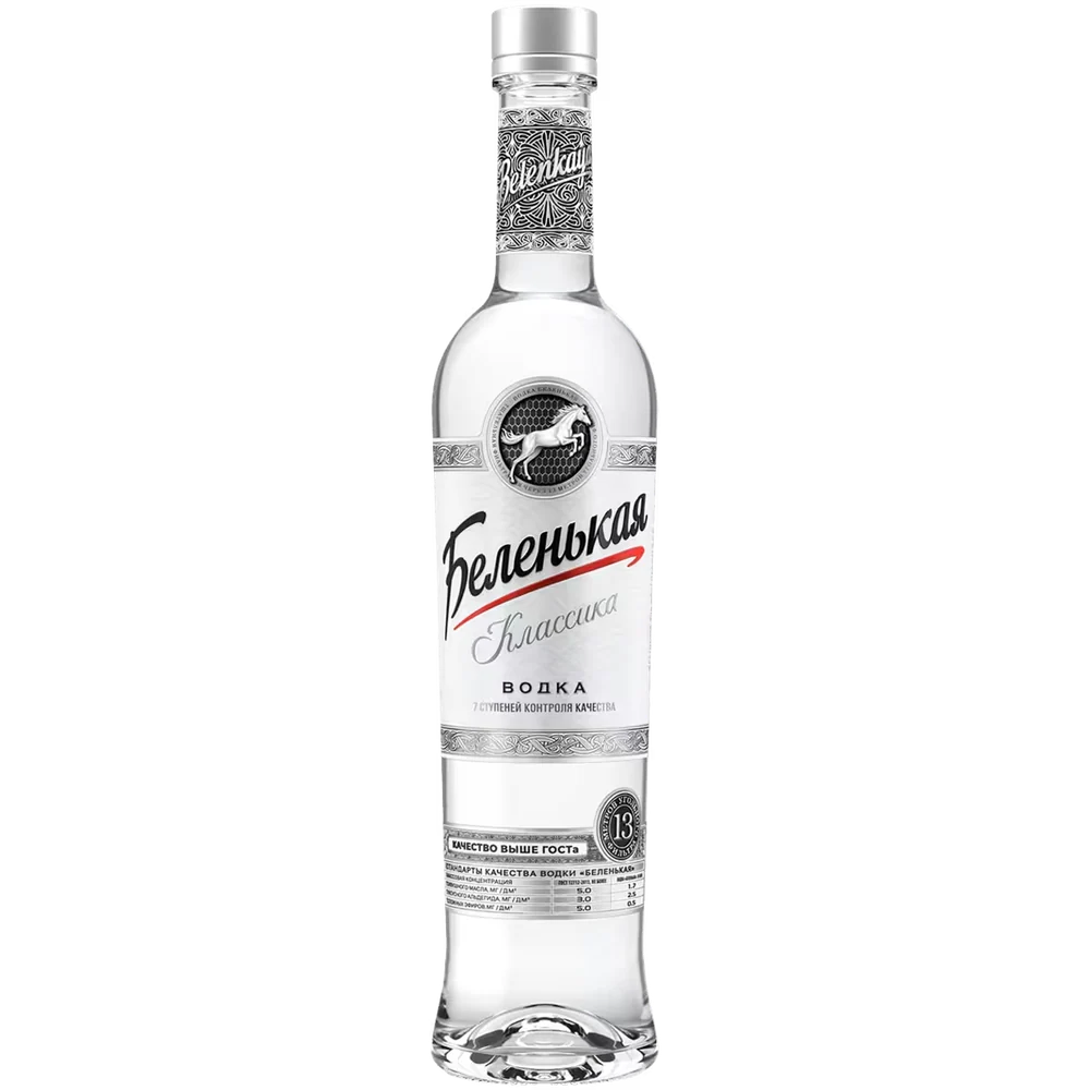 Водка Беленькая, 0,5 л — Россия