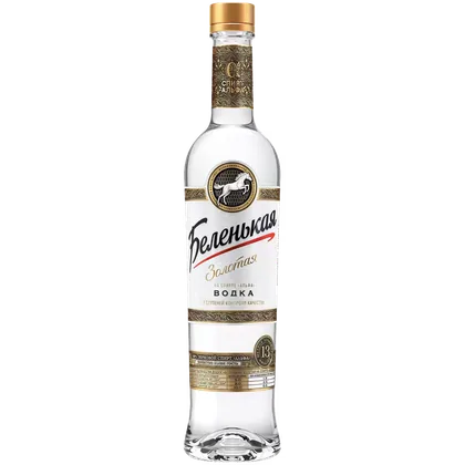 Водка Беленькая Золотая Альфа, 0,5 л — Россия
