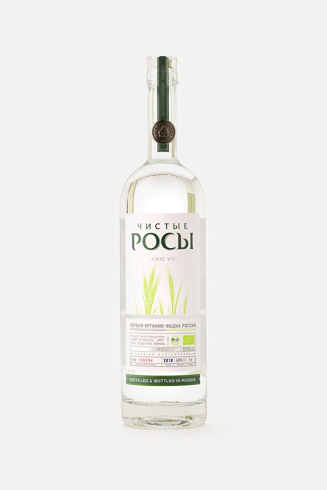 Водка Чистые Росы, 1 л — Россия