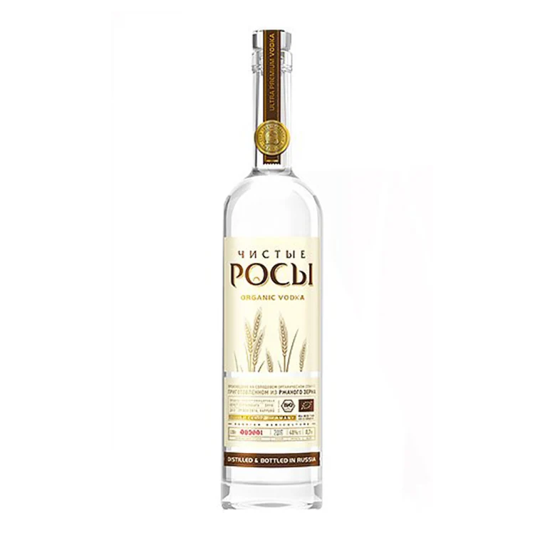 Водка Чистые Росы из ржаного зерна, 0,7 л — Россия
