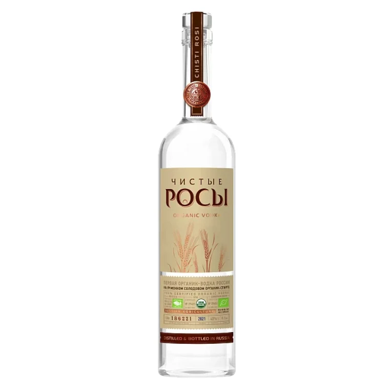 Водка Чистые Росы из ячменного зерна, 0,5 л — Россия