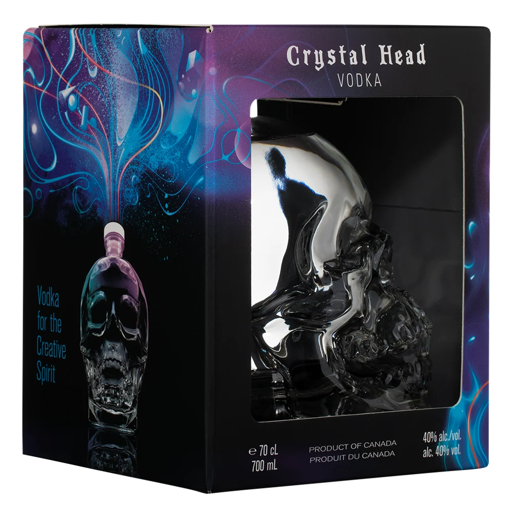 Водка Crystal Head в подарочной упаковке, 0,7 л — Канада