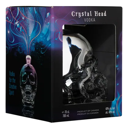 Водка Crystal Head в подарочной упаковке, 0,7 л — Канада