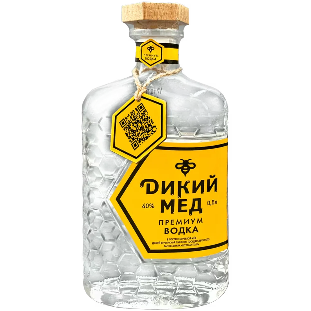 Водка Дикий мёд, 0,5 л — Россия