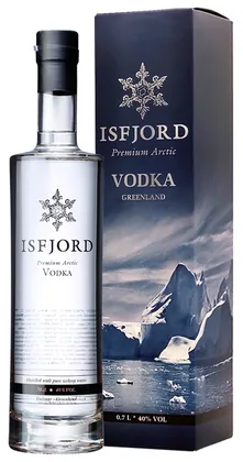 Водка Isfjord Premium Arctic Vodka 40% 0,7 л п/уп — Гренландия