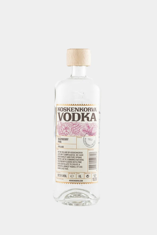 Водка Коскенкорва Малина и Сосна, 1 л — Финляндия
