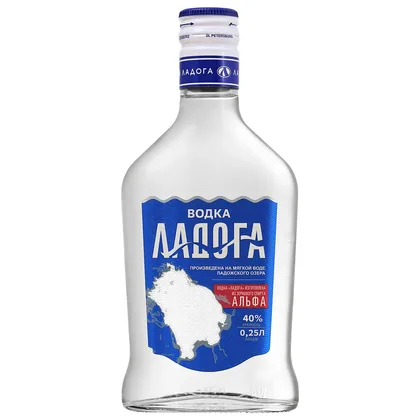 Водка Ладога, 0,25 л — Россия