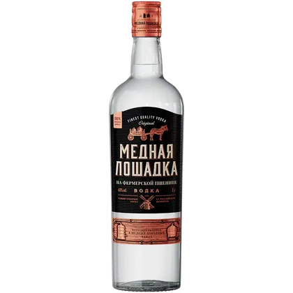 Водка Медная Лошадка, 1 л — Россия