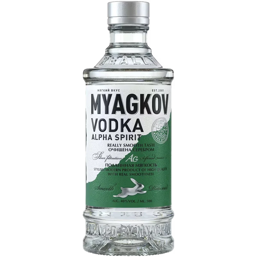Водка Мягков Альфа, 0,5 л — Россия