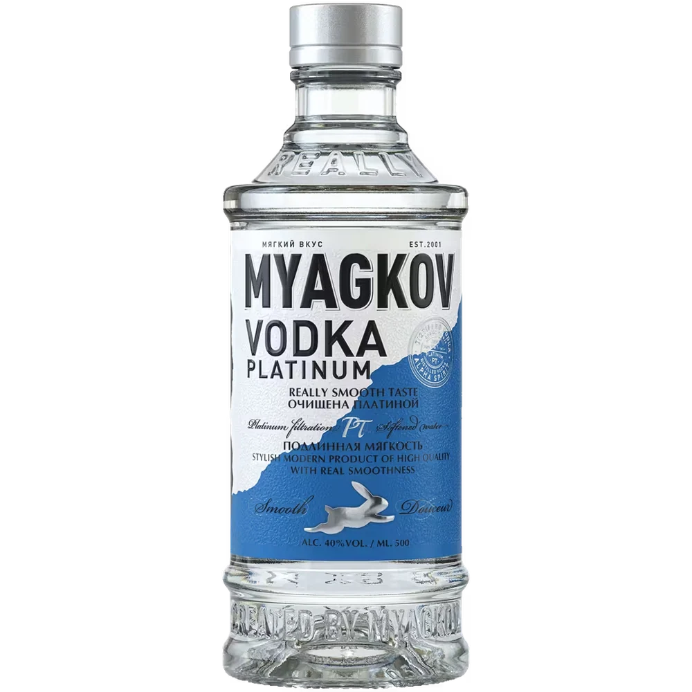 Водка Мягков Платиновая, 0,5 л — Россия