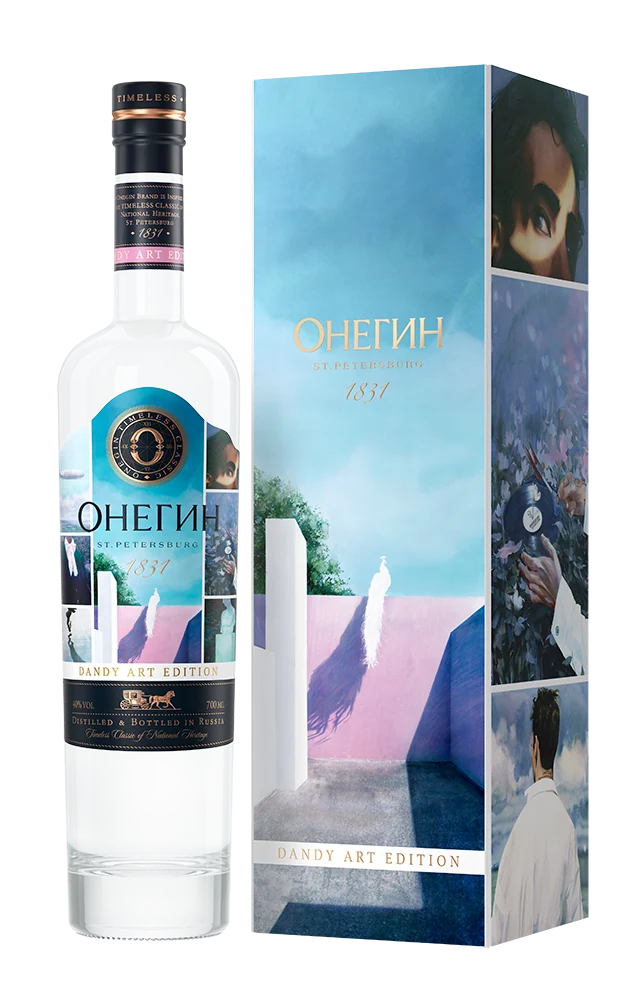 Водка Онегин Dandy Art Edition в подарочной упаковке, 0,7 л — Россия