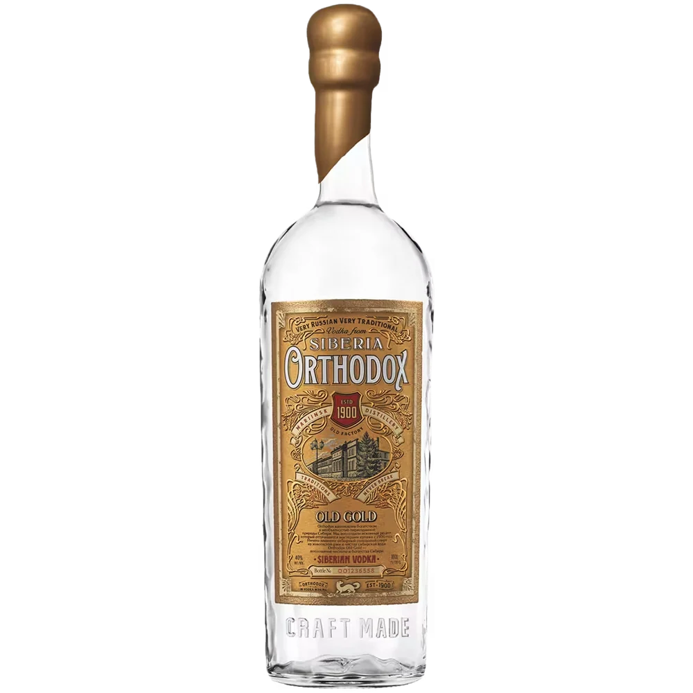 Водка Orthodox Old Gold, 1 л — Россия