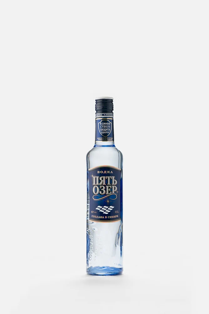 Водка Пять Озер, 0,5 л — Россия