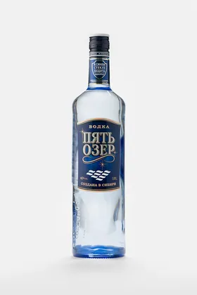 Водка Пять Озер, 1 л — Россия