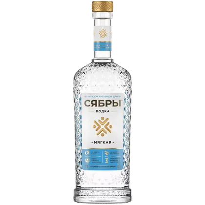 Водка Сябры Мягкая, 0,5 л — Беларусь