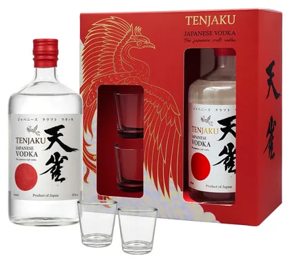 Водка Tenjaku Vodka 40% 0,7 л + 2 стопки — Япония