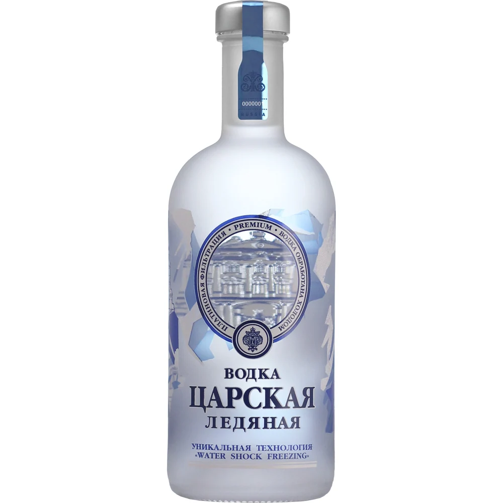 Водка Царская Ледяная, 0,7 л — Россия