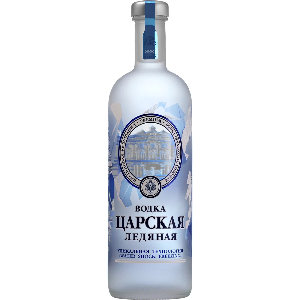 Водка Царская Ледяная, 1 л — Россия