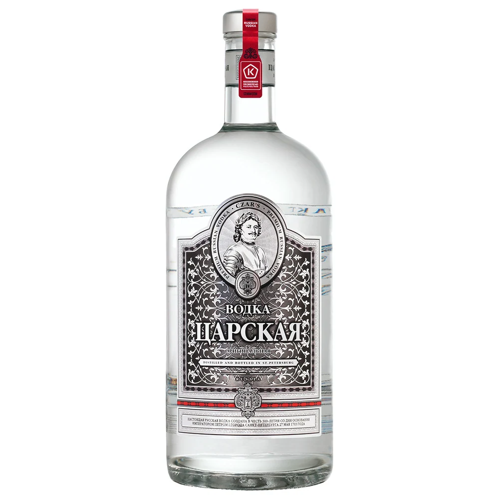 Водка Царская Оригинальная, 1,75 л — Россия