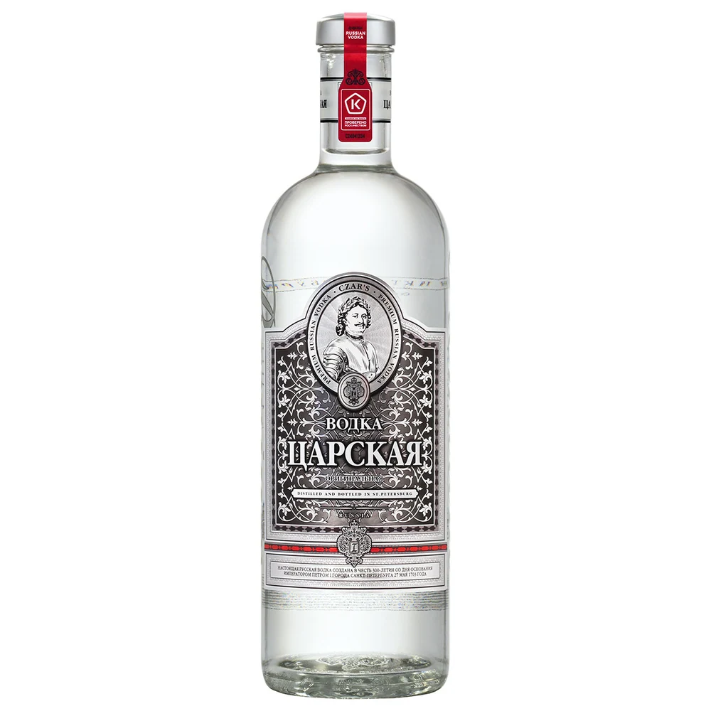 Водка Царская Оригинальная, 1 л — Россия