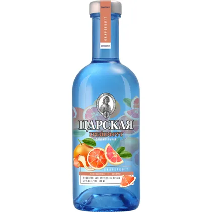 Водка Царская Оригинальная Грейпфрут, 0,5 л — Россия