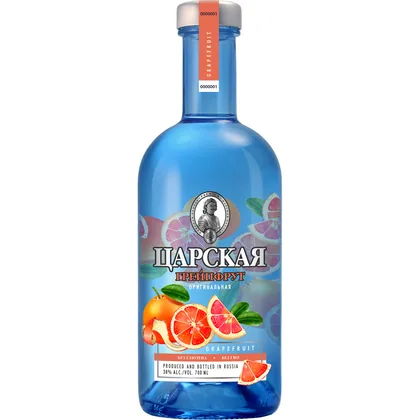 Водка Царская Оригинальная Грейпфрут, 0,7 л — Россия
