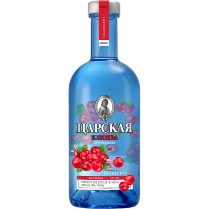 Водка Царская Оригинальная Клюква, 0,7 л — Россия