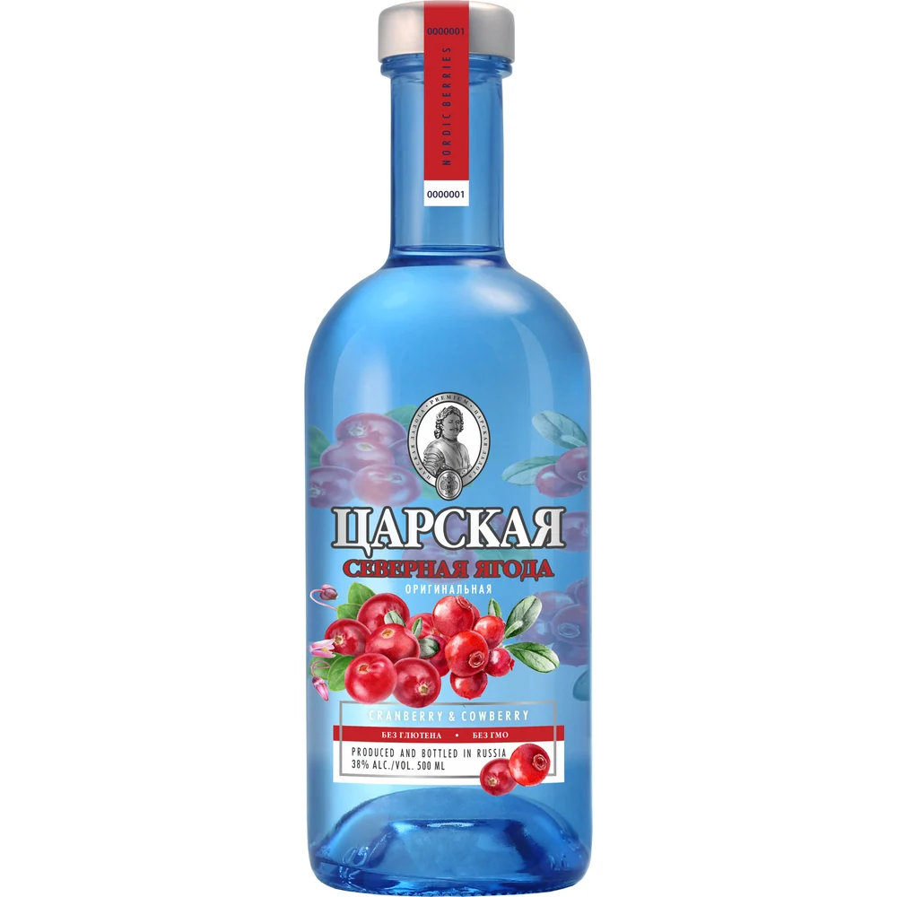 Водка Царская Оригинальная Северная Ягода, 0,5 л — Россия
