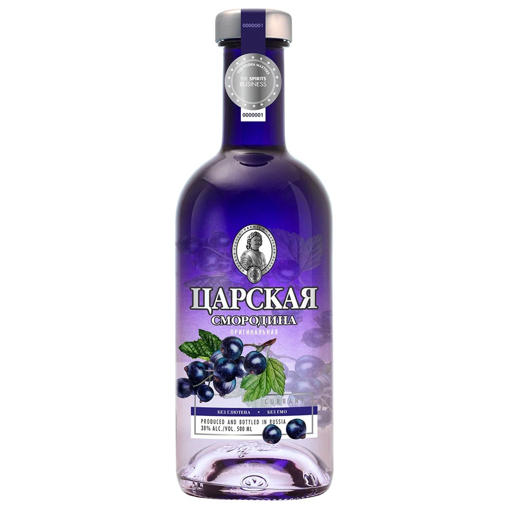 Водка Царская Оригинальная Смородина, 0,5 л — Россия