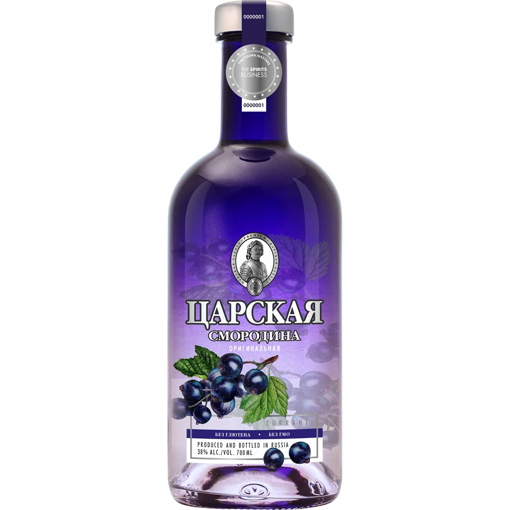 Водка Царская Оригинальная Смородина, 0,7 л — Россия